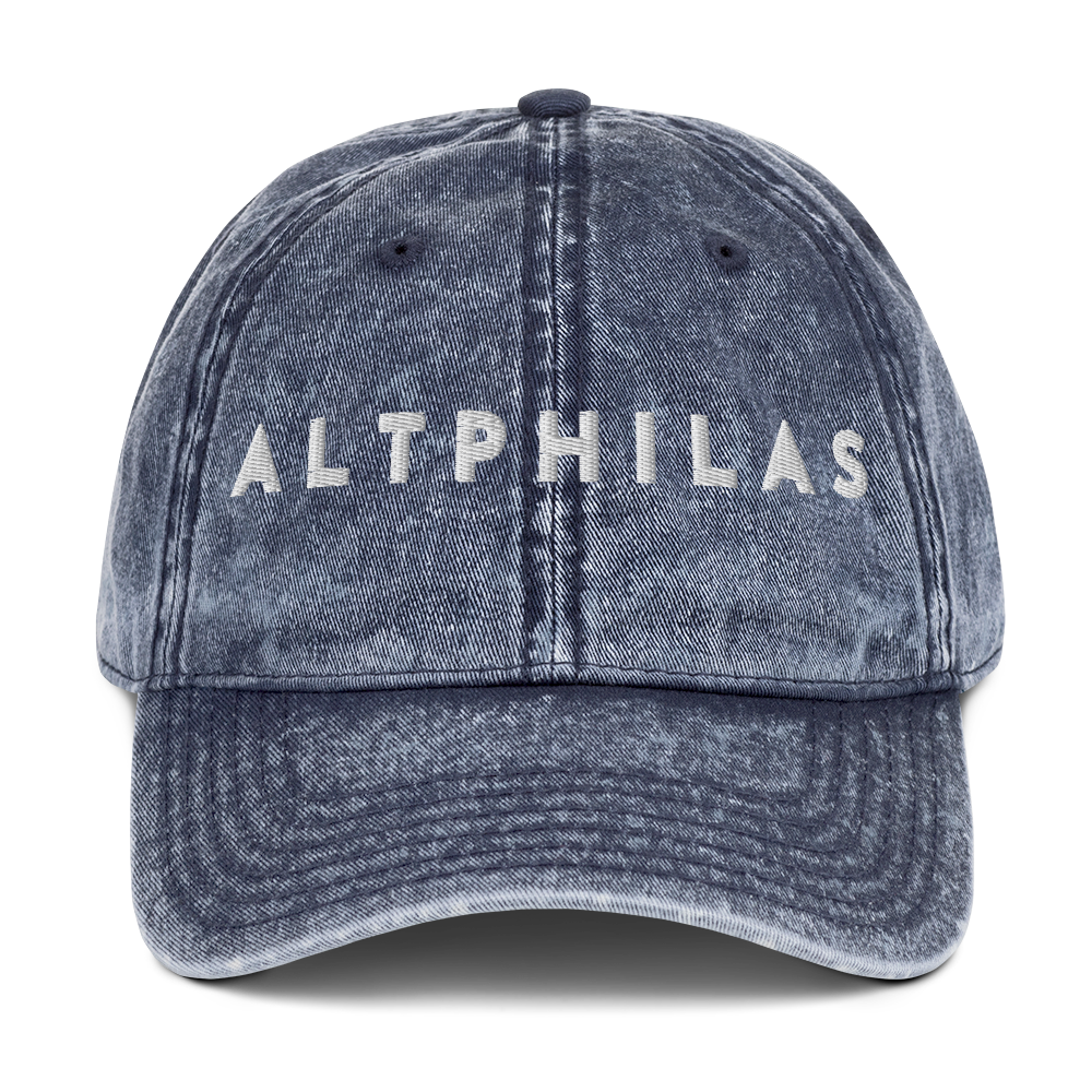 Altphilas Vintage Cotton Twill Cap